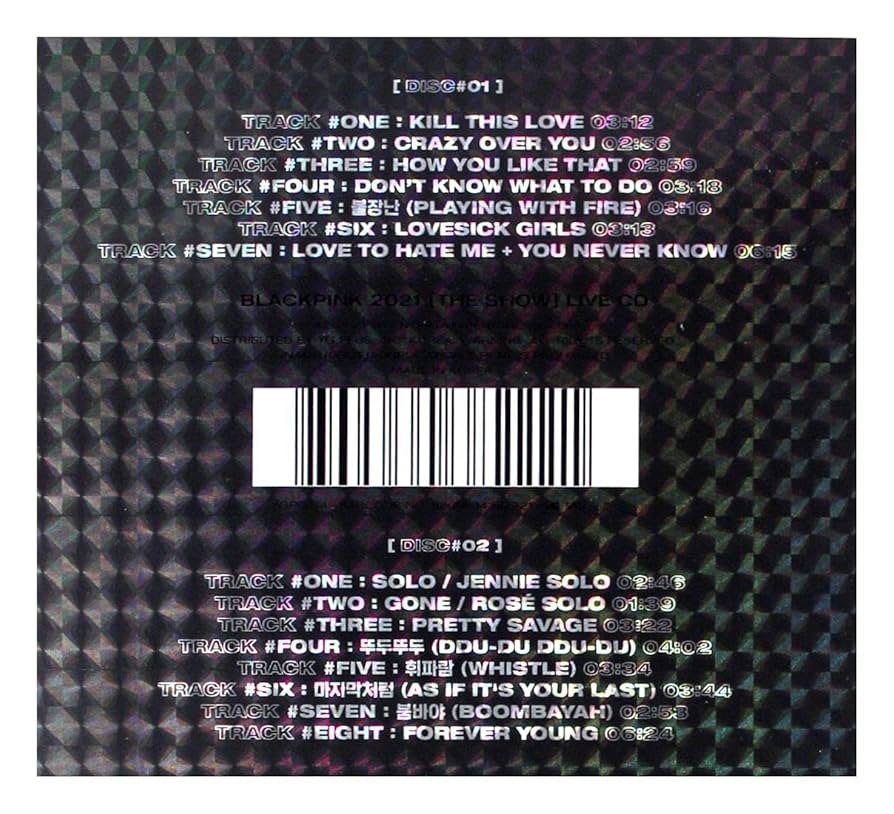 K-POP・アジア BLACKPINK 2021 [The Show] Live CD Blackpink 2021: The Show - Live (2Cd): BLACKPINK: Amazon.ca